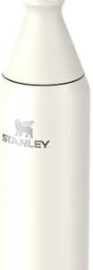 Stanley The All Day Slim Sports Water Bottle 0.6L - Cold For 6 Hours - Iced For 11 Hours - BPA-Free Recycled Stainless Steel - Leakproof - Dishwasher Safe - Cream