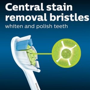 Philips Sonicare Original W2 Optimal White Standard Sonic Toothbrush Heads - 8 Pack in White
