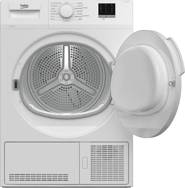 Beko DTLCE80051W Tumble Dryer | 8 kg Capacity Condenser Dryer | White Colour | B Energy Class [Energy Class B]