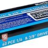 Blue Spot Tools 1535 B/SPOT Mixed Socket Set (40-Piece)