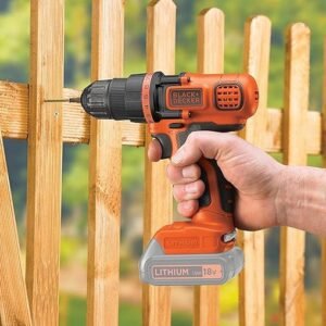 BLACK+DECKER 18 V Cordless Drill Driver - Bare Unit (Battery Not Included)