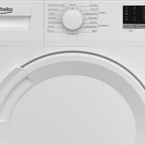 Beko DTLCE80051W Tumble Dryer | 8 kg Capacity Condenser Dryer | White Colour | B Energy Class [Energy Class B]